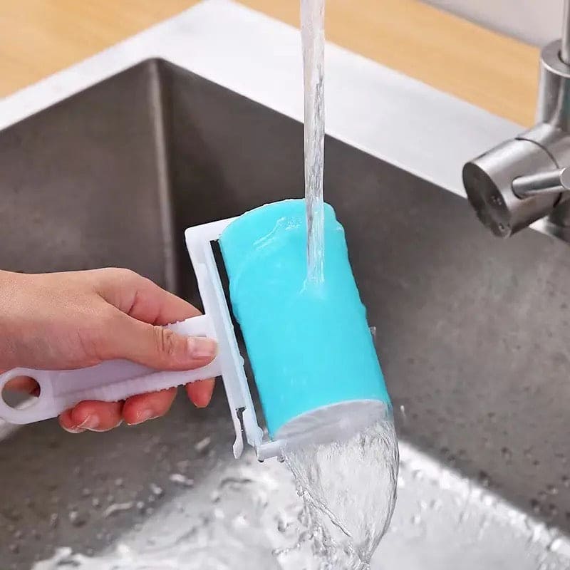 Boo's Washable Lint Roller, Reusable Washable Brush, Fluff Cleaner Sticky Lint Roller, Travel Dust Picker Cleaner Remover, Reusable Clothes Hair Sticky Roller with Cover, Sticky Roller Sucking Dust Hair, Clothes, Wool Dust, Fluff Pet Hair Boo's Washable Lint Roller, Reusable Washable Brush, Fluff Cleaner Sticky Lint Roller, Travel Dust Picker Cleaner Remover, Reusable Clothes Hair Sticky Roller with Cover, Sticky Roller Sucking Dust Hair, Clothes, Wool Dust, Fluff Pet Hair
